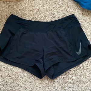 Black Nike athletic shorts. Size medium
